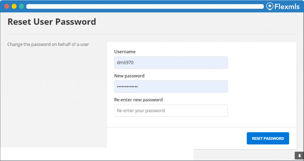 Screenshot of Password Screen
