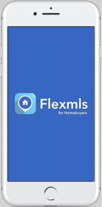 Cell Phone with Flexmls and logo