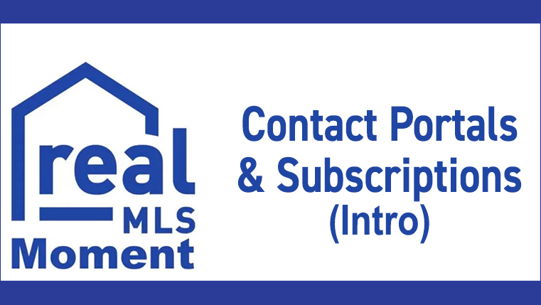 This image introduces the Contact Portals and Subscriptions video