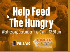 NEFAR Hunger Strike Help Feed the Hungry Pack-A-Thon