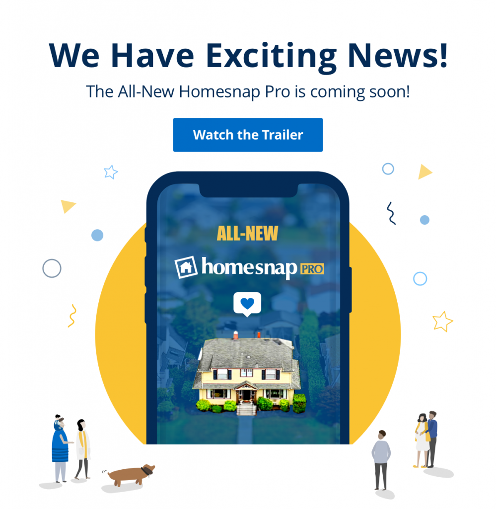 Homesnap major announcement watch the video