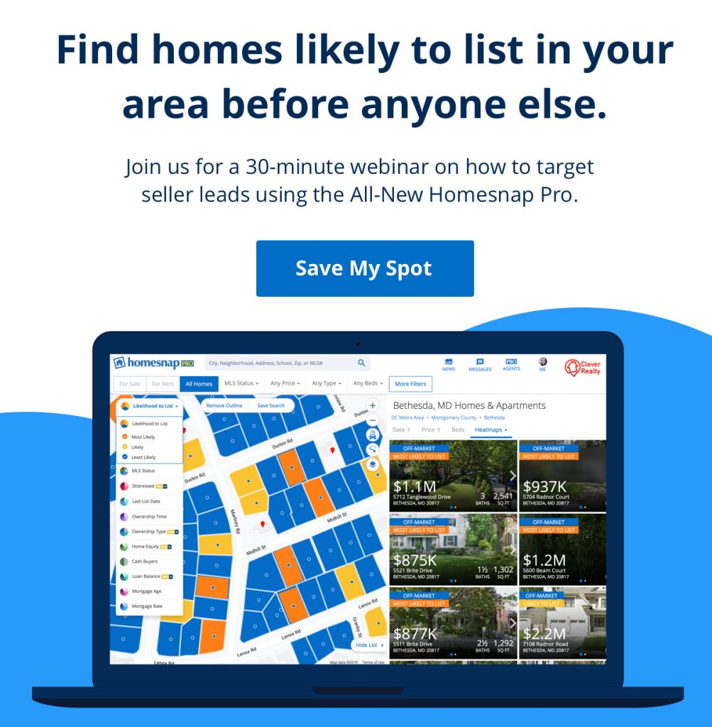 Laptop with information for agents on Finding homes to list
