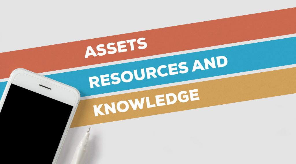 ASSETS RESOURCES AND KNOWLEDGE CONCEPT