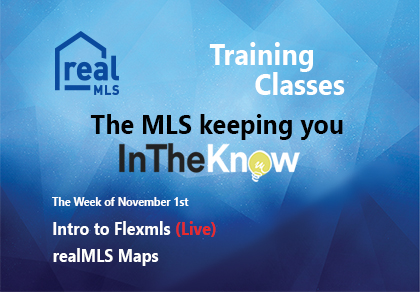 realMLS Training Classes Week of November 1st