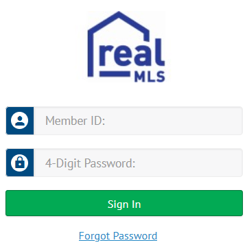 realmls sign in page for payments screenshot 